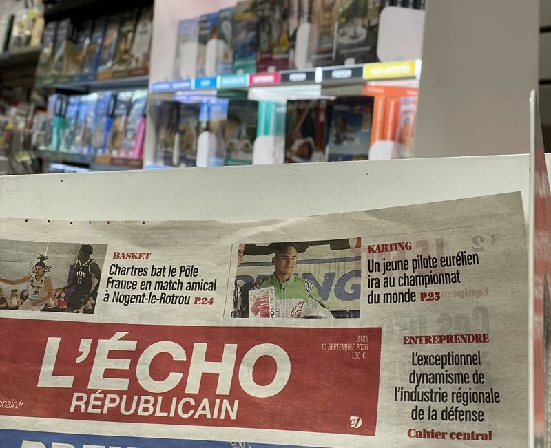 L'Écho Républicain du 10 septembre 2026 en vente en kiosque, avec Jaden Beye à la une