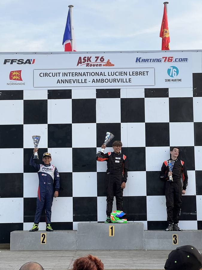 Jaden Beye · Podium · P2 · Circuit Lucien Lebret, Anneville-Ambourville